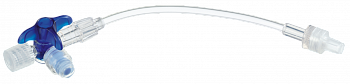 Кран 3-ходовой Дискофикс С с Сэйффлоу 360° синий линия 50 см купить в Ижевске